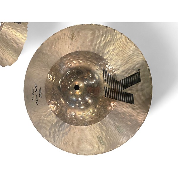 Used Zildjian 14in K Custom Hybrid Hi Hat Pair Cymbal