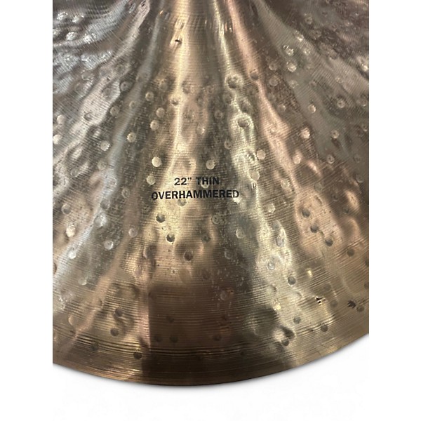 Used Zildjian 22in Constantinople Thin Overhammered Cymbal