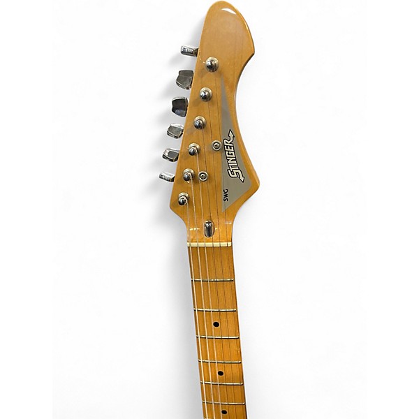 Used Stinger SWG Black Solid Body Electric Guitar