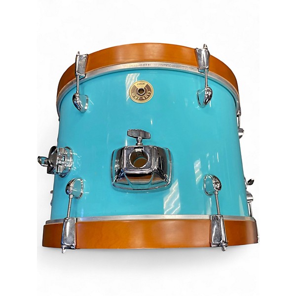 Used TAMA 3 Piece Club Jam 3pc Aqua Blue Drum Kit