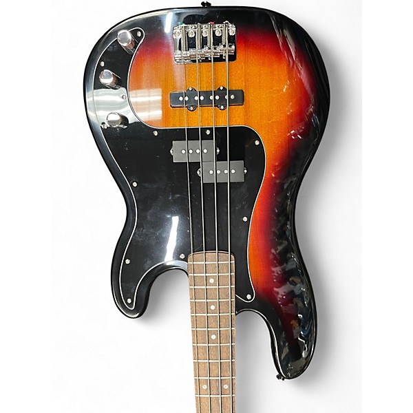 Used Squier Affinity Precision Bass Sunburst Electric Bass Guitar