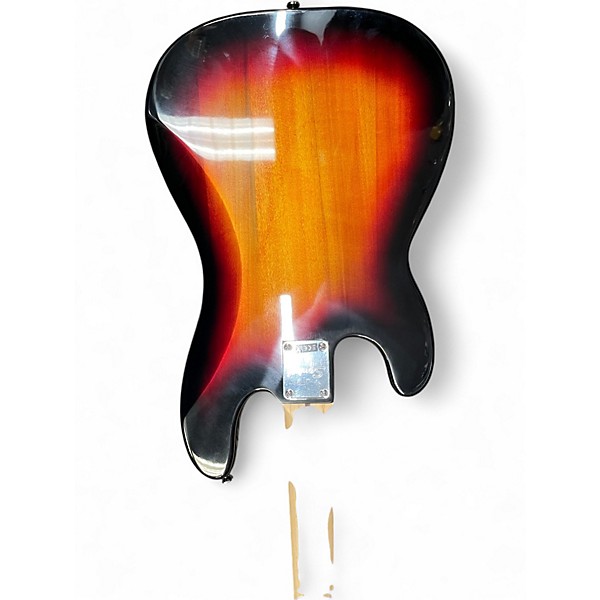 Used Squier Affinity Precision Bass Sunburst Electric Bass Guitar