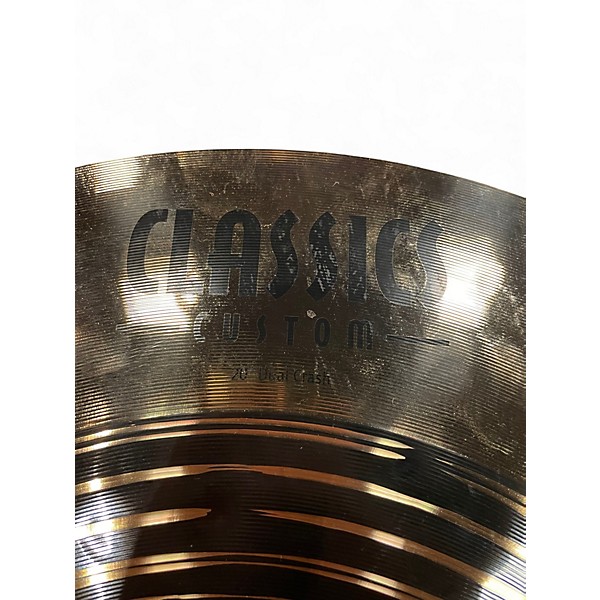 Used MEINL 20in CLASSICS CUSTOM DUAL CRASH Cymbal