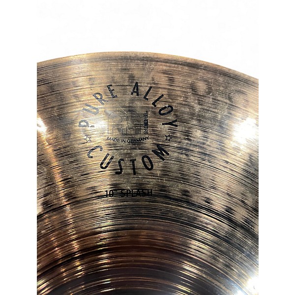 Used MEINL 10in PURE ALLOY CUSTOM  Cymbal