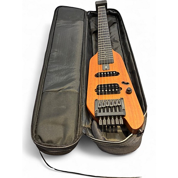 Used Donner HUSH X 2 Color Sunburst Solid Body Electric Guitar