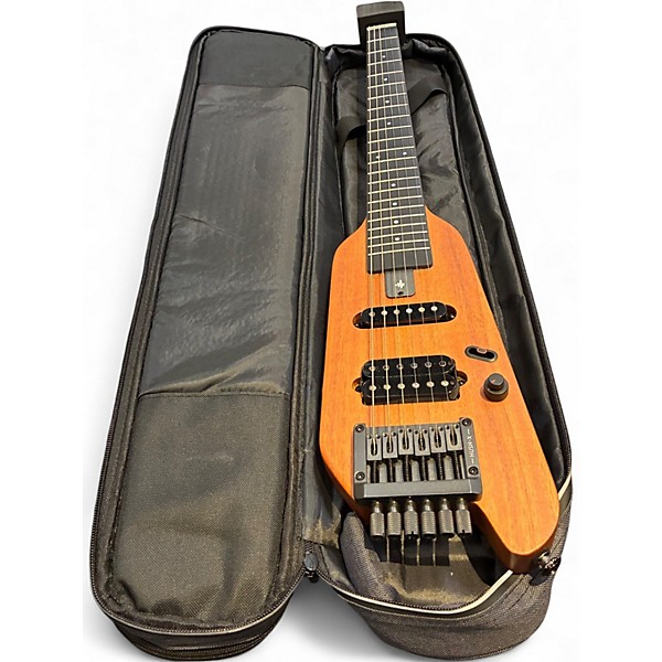 Used Donner HUSH X 2 Color Sunburst Solid Body Electric Guitar