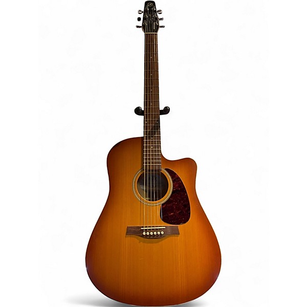 Used Seagull Entourage Rustic Cutaway Natural Acoustic Electric Guitar