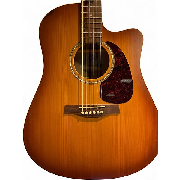 Used Seagull Entourage Rustic Cutaway Natural Acoustic Electric Guitar