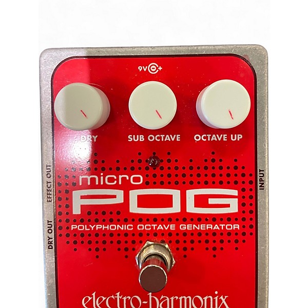 Used Electro-Harmonix Micro Pog Polyphonic Octave Generator Effect Pedal