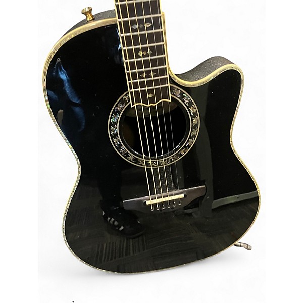Used Ovation C2079AX Black Acoustic Electric Guitar