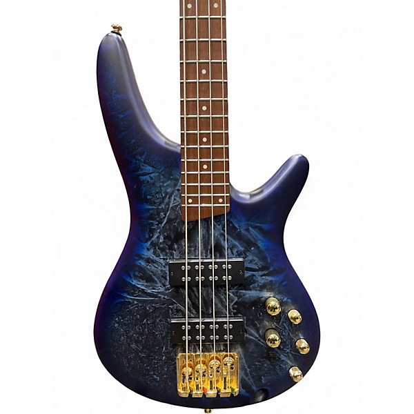Used 2020s Ibanez SR300EDX COSMIC BLUE FROZEN MATTE Electric Bass Guitar
