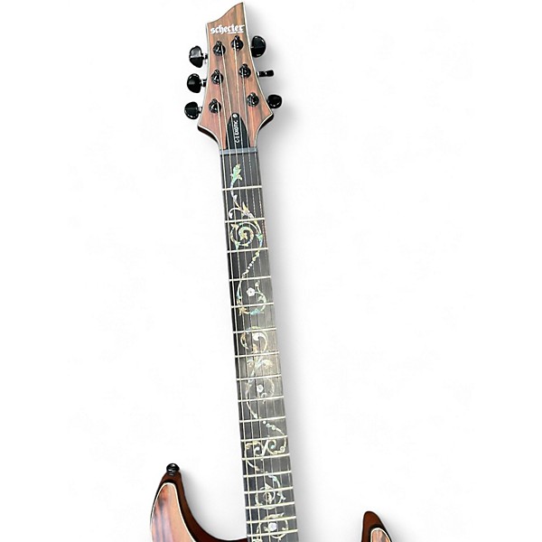 Used Schecter Guitar Research C-1 Exotic Ebony Solid Body Electric Guitar