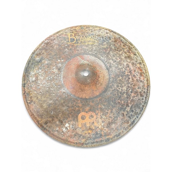 Used MEINL 14in Byzance Dark Hi Hat Pair Cymbal