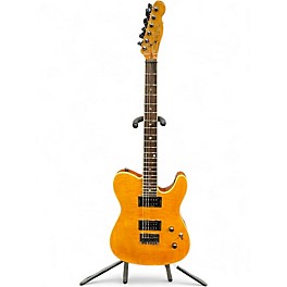 Used Fender Special Edition Custom Telecaster FMT HH Amber Solid Body Electric Guitar