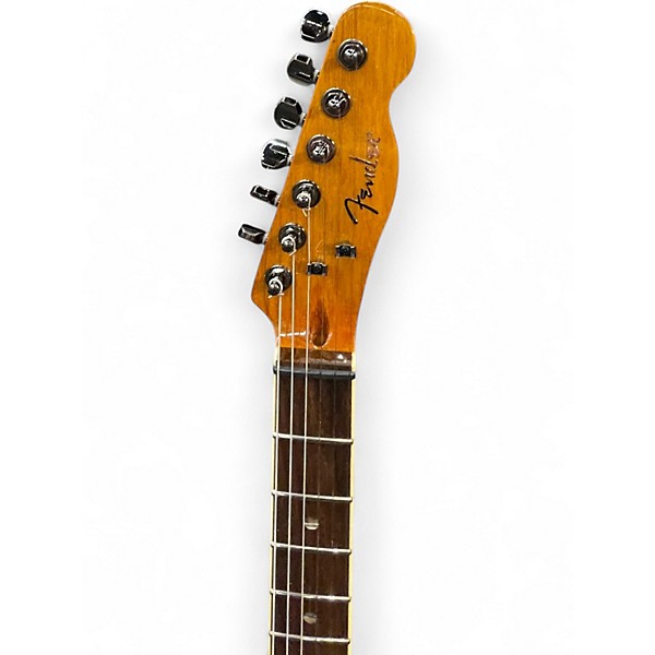 Used Fender Special Edition Custom Telecaster FMT HH Amber Solid Body Electric Guitar