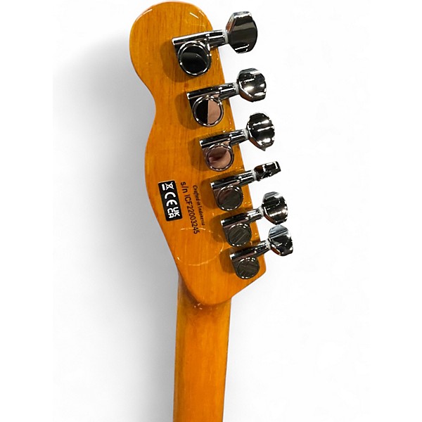Used Fender Special Edition Custom Telecaster FMT HH Amber Solid Body Electric Guitar