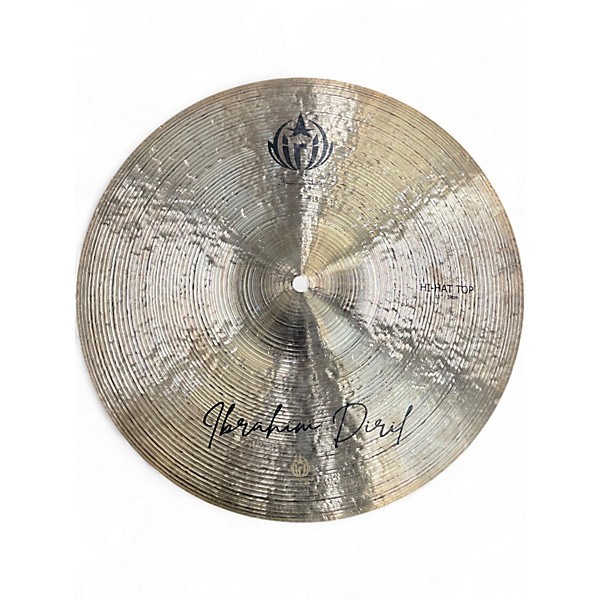 Used Diril 15in Ibrahim Master Design Series Raw Bell Hihat Pair Cymbal