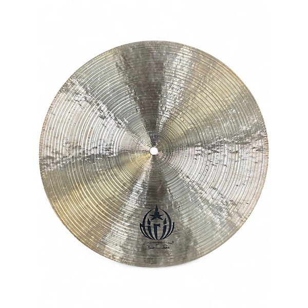 Used Diril 15in Ibrahim Master Design Series Raw Bell Hihat Pair Cymbal