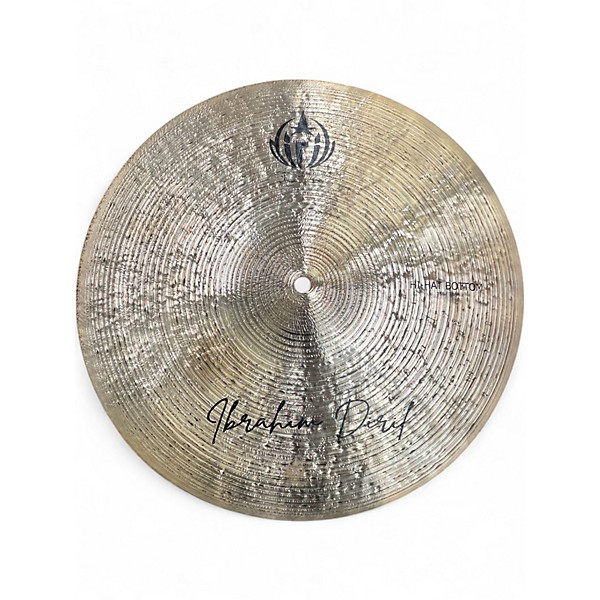 Used Diril 15in Ibrahim Master Design Series Raw Bell Hihat Pair Cymbal