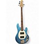 Used Sterling by Music Man StingRay pelham blue sparkle Electric Bass Guitar thumbnail