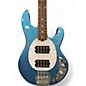 Used Sterling by Music Man StingRay pelham blue sparkle Electric Bass Guitar