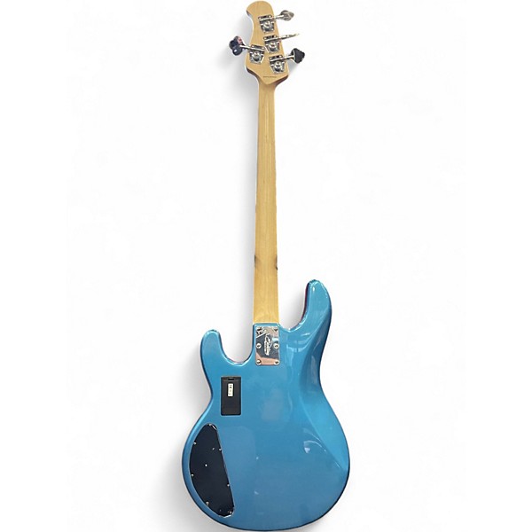 Used Sterling by Music Man StingRay pelham blue sparkle Electric Bass Guitar