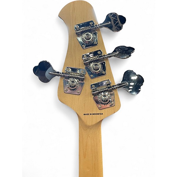 Used Sterling by Music Man StingRay pelham blue sparkle Electric Bass Guitar