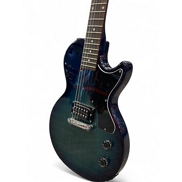 Used Epiphone Les Paul Junior Trans Blue Solid Body Electric Guitar