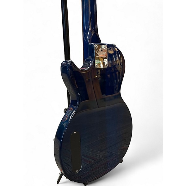 Used Epiphone Les Paul Junior Trans Blue Solid Body Electric Guitar