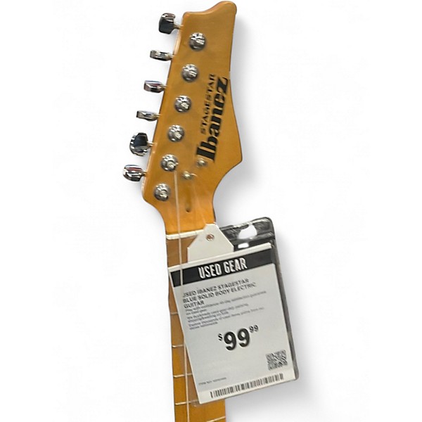 Used Ibanez Stagestar Blue Solid Body Electric Guitar