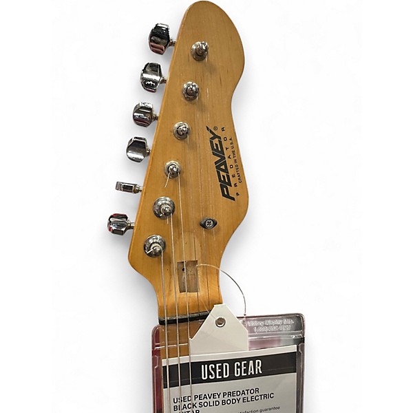 Used Peavey Predator Black Solid Body Electric Guitar