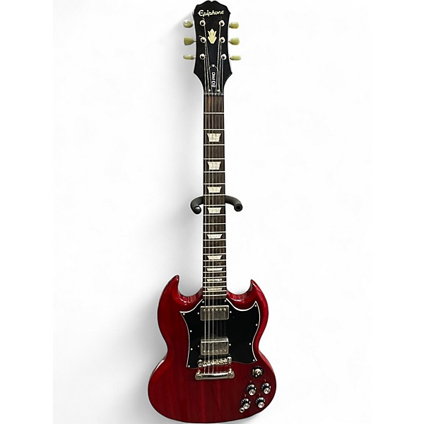 Used Epiphone SG Pro Red Solid Body Electric Guitar