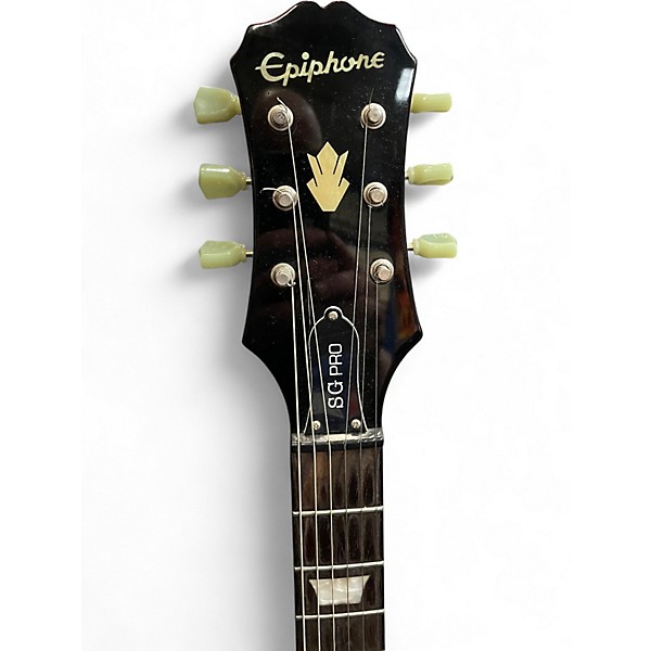 Used Epiphone SG Pro Red Solid Body Electric Guitar