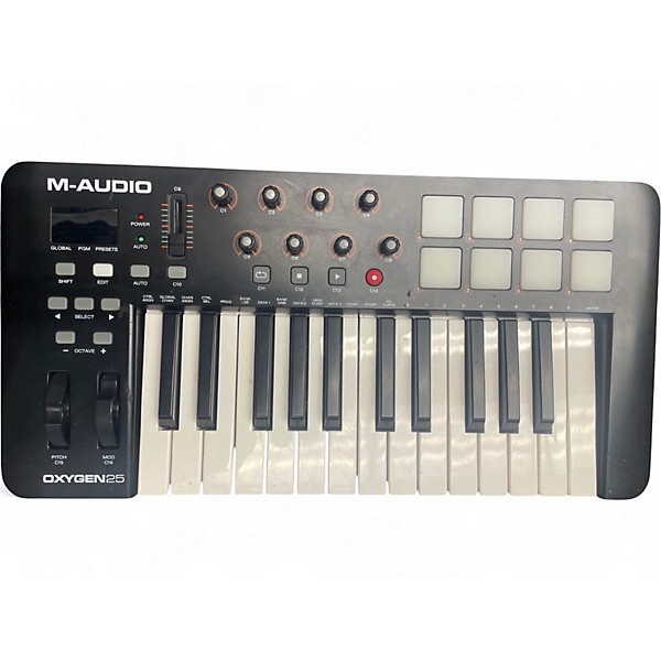 Used M-Audio Oxygen 25 Key MIDI Controller