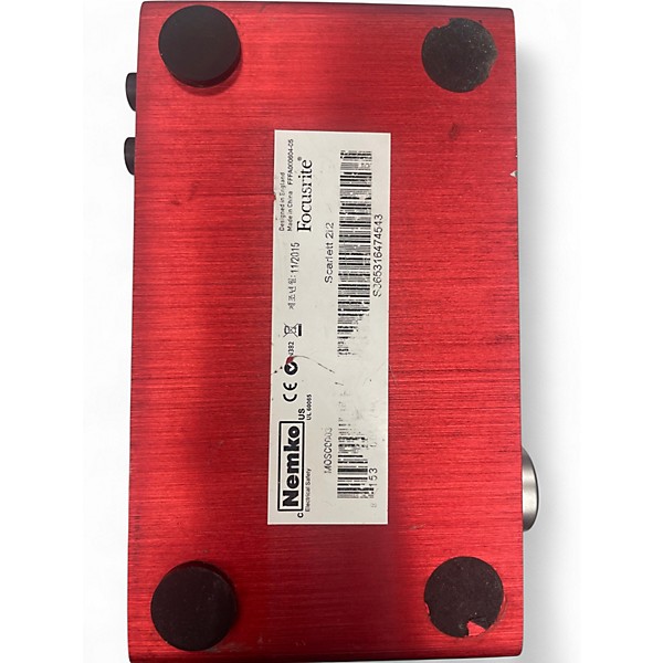 Used Focusrite Scarlett 2i2 Audio Interface