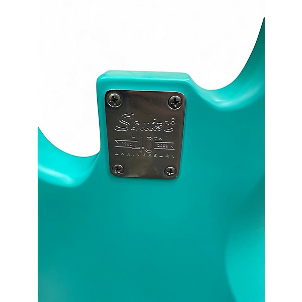 Used Squier 40TH ANNIVERSARY JAZZ BASS VINTAGE EDITION SATIN SEAFOAM Electric Bass Guitar