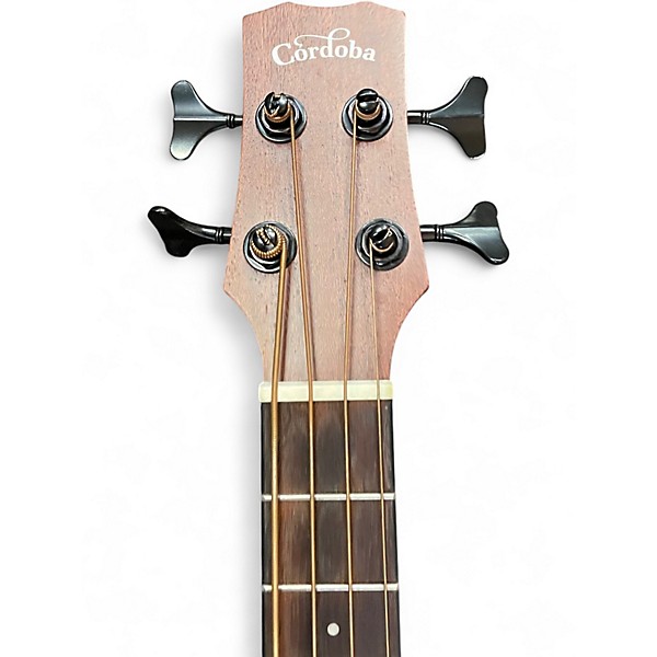 Used Cordoba Mini II Bass MH-E Natural Acoustic Bass Guitar