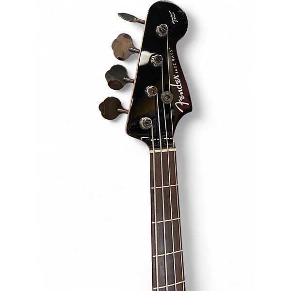 Used Fender Aerodyne 4-String Jazz Bass Black Electric Bass Guitar