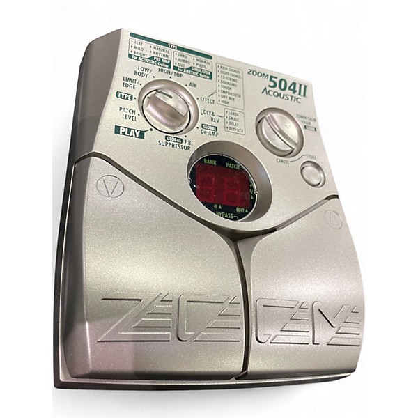 Used Zoom 504 II ACOUSTIC Effect Processor
