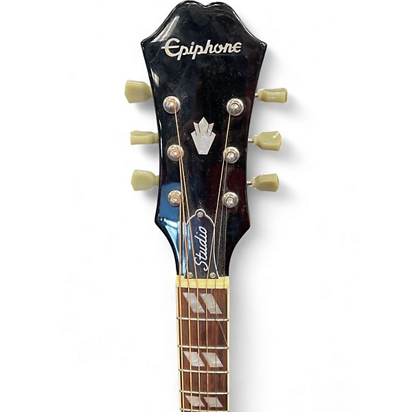 Used 2024 Epiphone HUMMINGBIRD EC STUDIO Tobacco Sunburst Acoustic Guitar