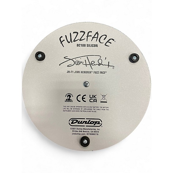 Used Dunlop JHF1 Jimi Hendrix Signature Fuzz Face Effect Pedal