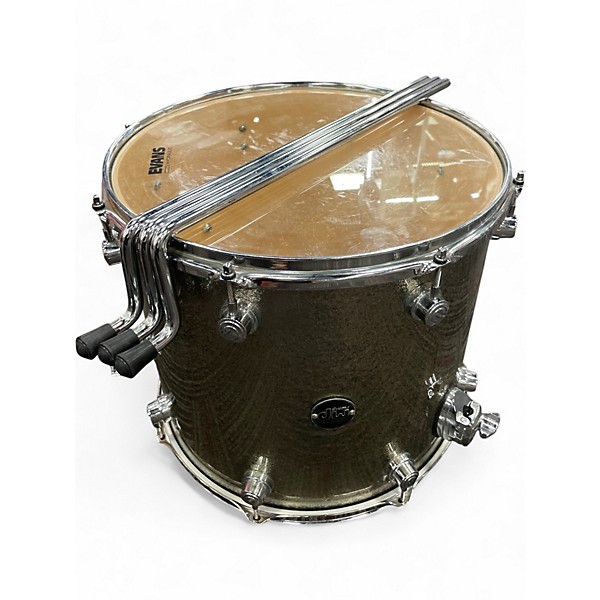 Used DW 4 Piece Performance Series Titanium Sparkle Drum Kit