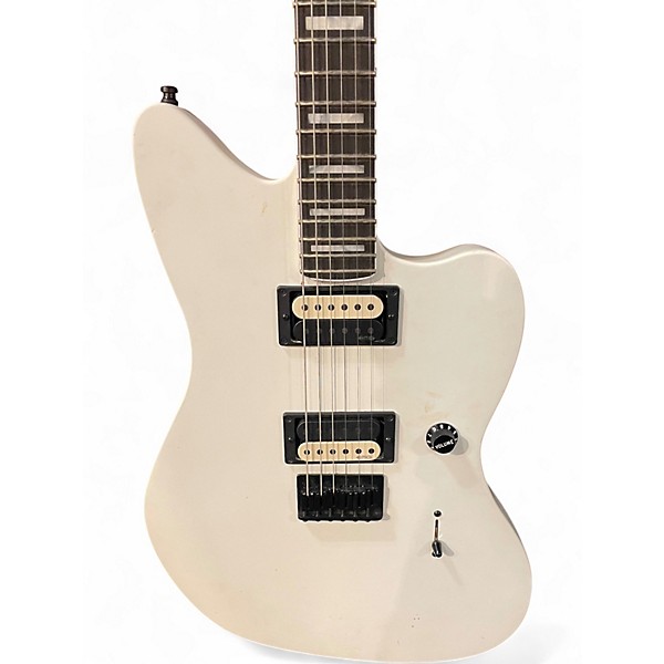 Used Fender Jim Root Signature Jazzmaster White Solid Body Electric Guitar