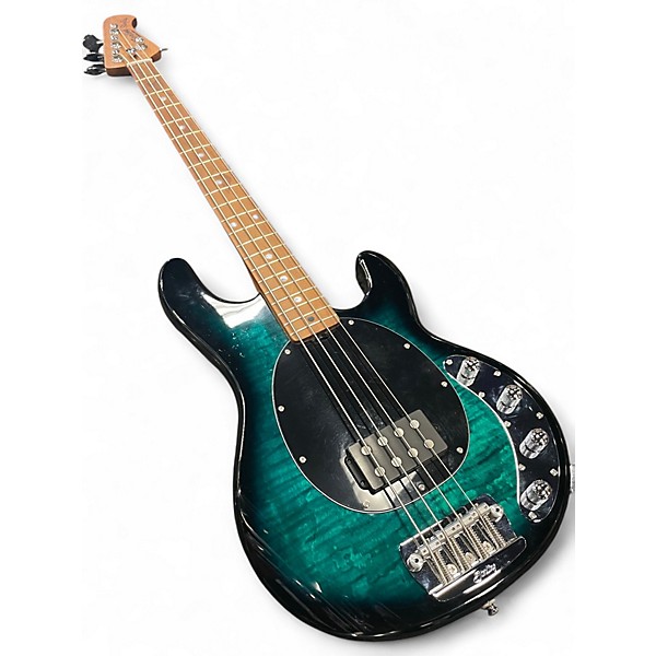 Used Sterling by Music Man Ray34 TEAL Electric Bass Guitar