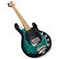Used Sterling by Music Man Ray34 TEAL Electric Bass Guitar