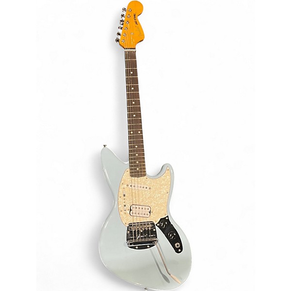 Used Fender Jagstang Blue Solid Body Electric Guitar