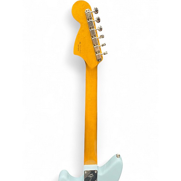 Used Fender Jagstang Blue Solid Body Electric Guitar