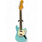 Used Fender Player 2 Mustang Aquatone Blue Solid Body Electric Guitar thumbnail