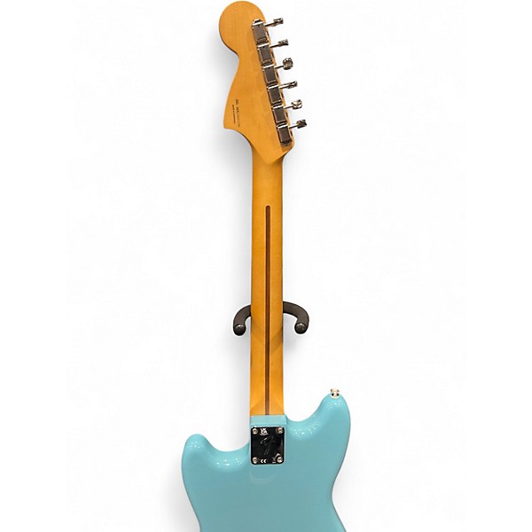 Used Fender Player 2 Mustang Aquatone Blue Solid Body Electric Guitar