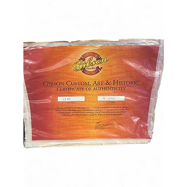 Used Gibson LES PAUL CUSTOM R9 ART AND HISTORIC CHERRY BURST Solid Body Electric Guitar